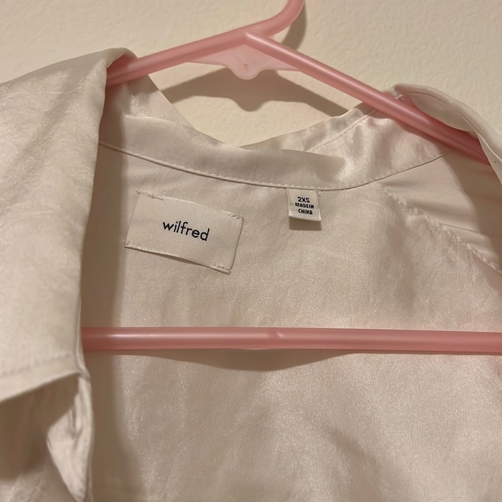 Wilfred Relaxed Satin Button Up - image 2